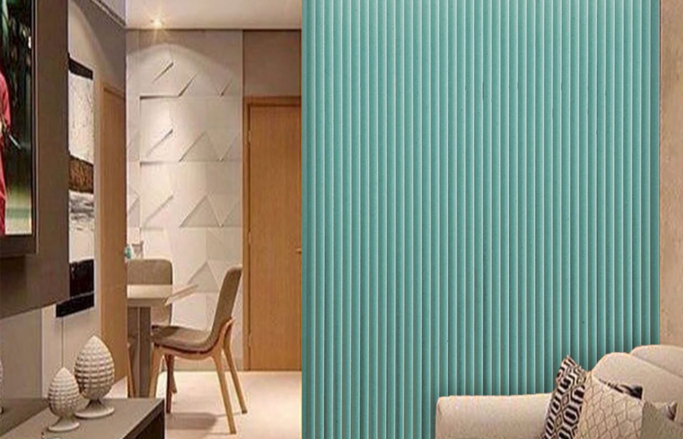 Louvers & Fluted Profiles used in a completed Kolkata interior project by PROVO — example 3