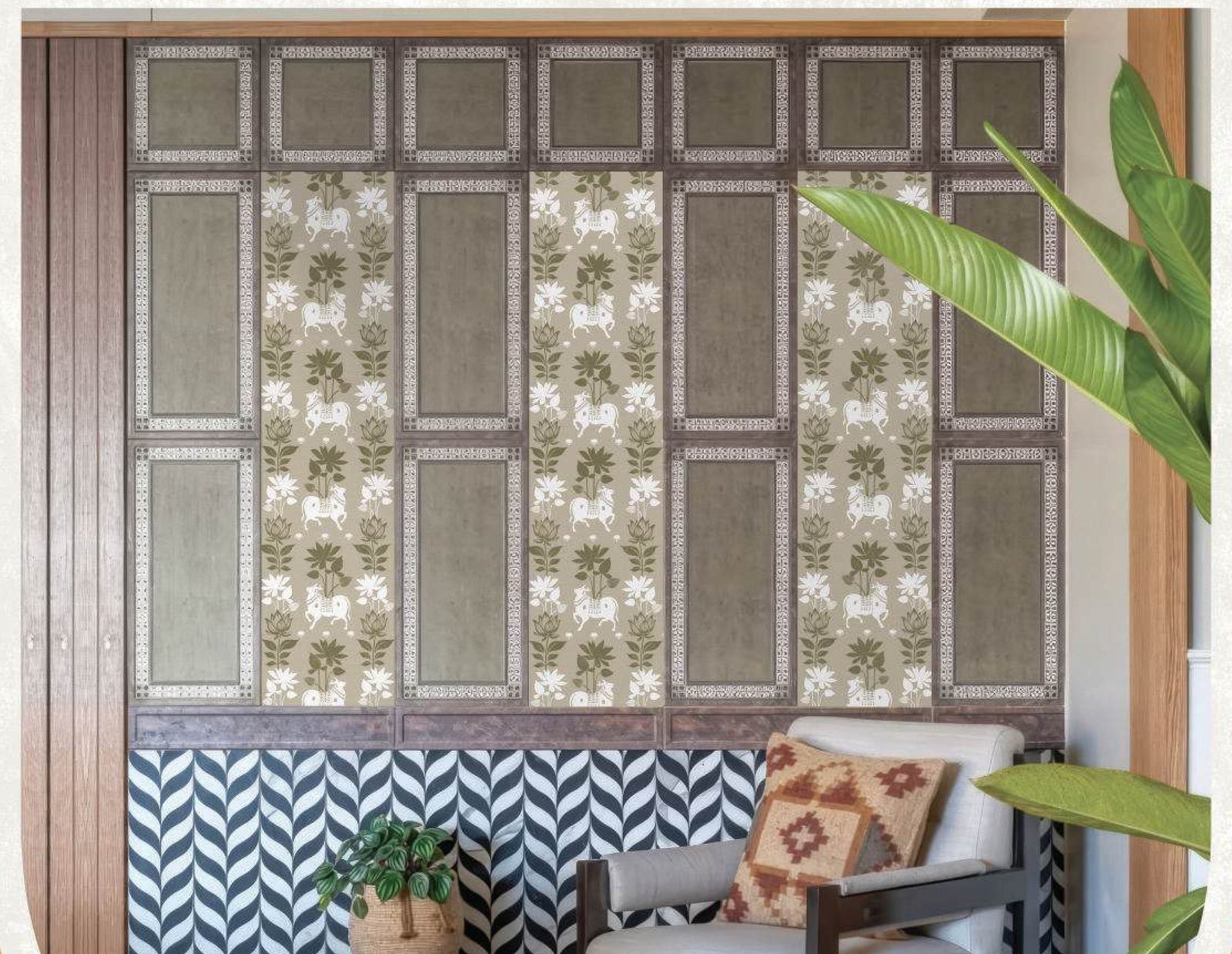 Decorative Surfaces used in a completed Kolkata interior project by PROVO — example 12