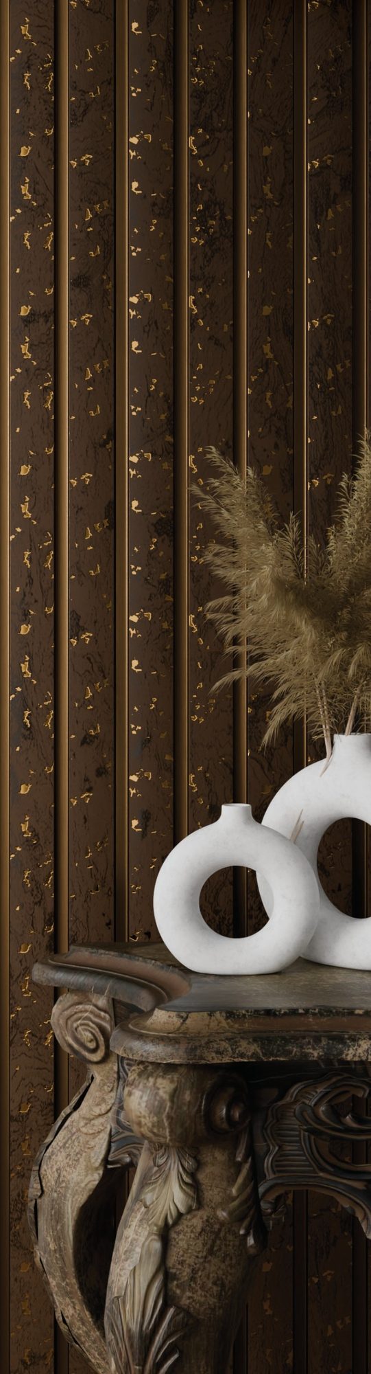 Louvers & Fluted Profiles used in a completed Kolkata interior project by PROVO — example 6