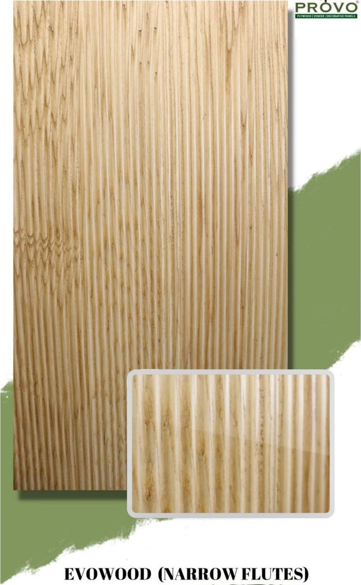 Solidwood Panels used in a completed Kolkata interior project by PROVO — example 5